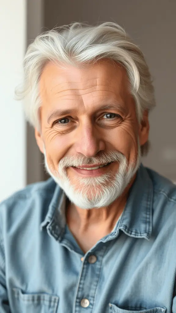 Foto de Helio Russo, psicólogo homem de meia idade sorrindo